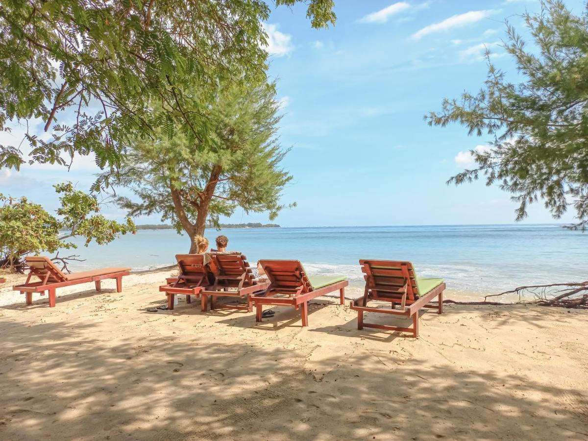 Nusa Indah Bungalows Gili Air Exterior foto