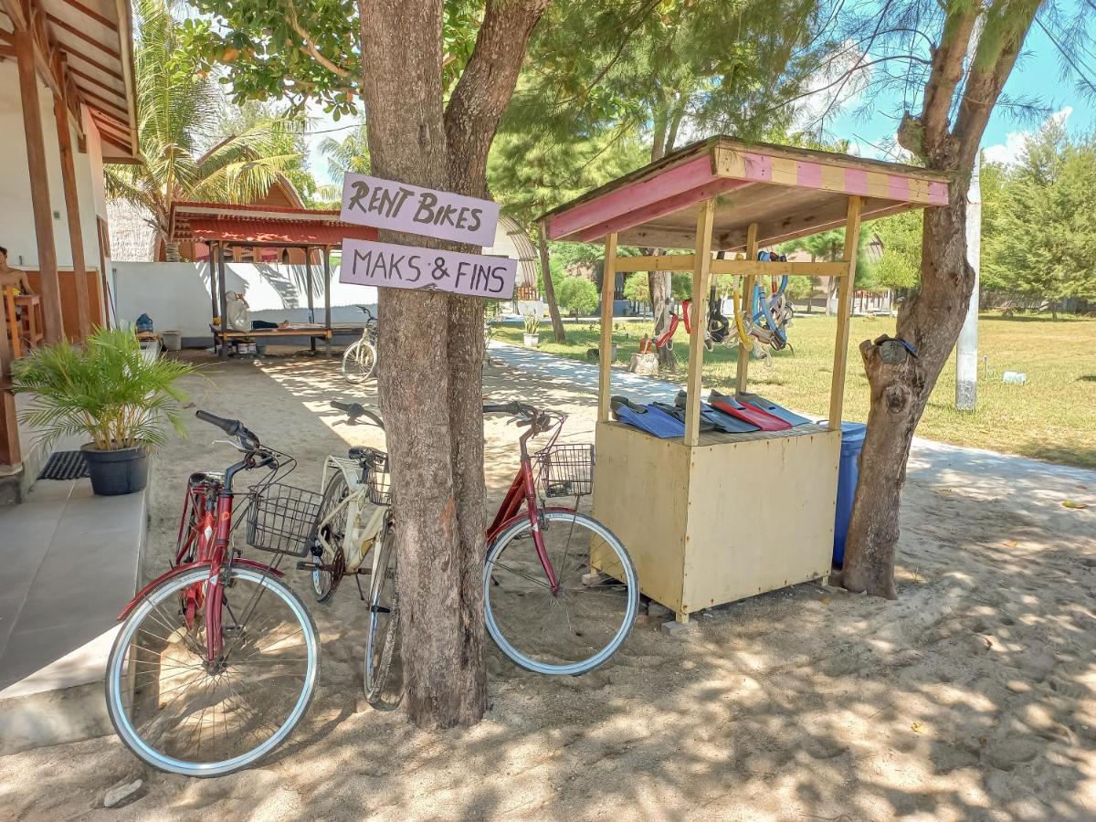 Nusa Indah Bungalows Gili Air Exterior foto